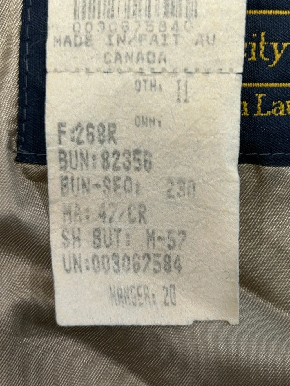 Polo University Club VTG Ralph Lauren Wool Alpaca Houndstooth Sport‎ Coat 44R
